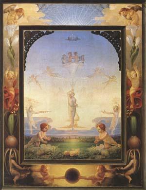 Philipp Otto Runge Morning (first version) (mk09) oil painting image